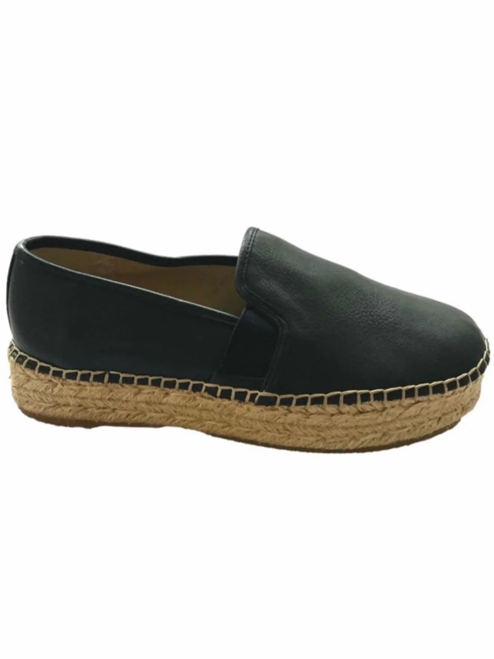 Circus by Sam Edelman Cora Navy Blue Size 7.5 Espadrille Leather Platform